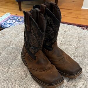 Georgia Boots 8” carbo tec brown/black boots size 7M